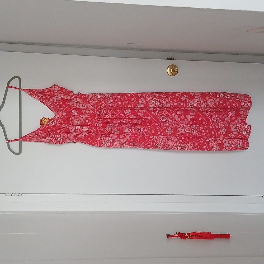 NWOT Red Paisley Dress